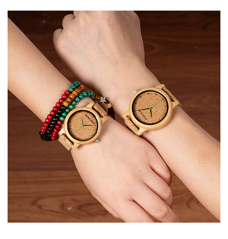 Bamboo and wooden watches Image