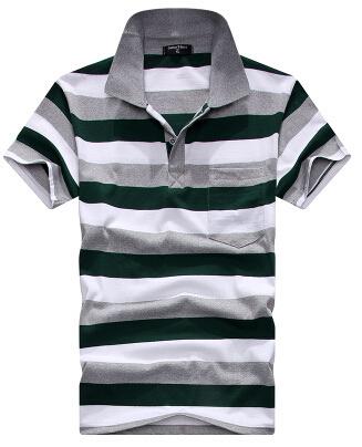 Stripe Men Polo Shirt Image