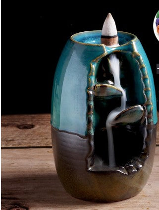 Multi-layers Ceramic Back flow Incense Burner Image