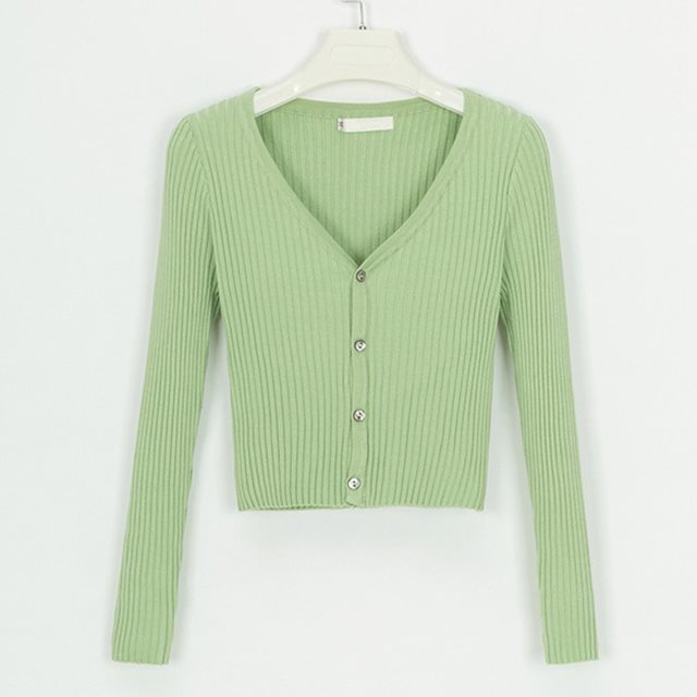 sweater cardigan women Slim sweaters Image