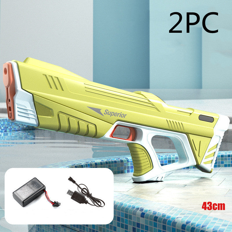 Summer Full Automatic Electric Water Gun Toy Induction Water Absorbing High-Tech Burst Water Gun Beach Outdoor Water Fight Toys Image