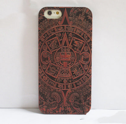 Woodcarving mobile phone case