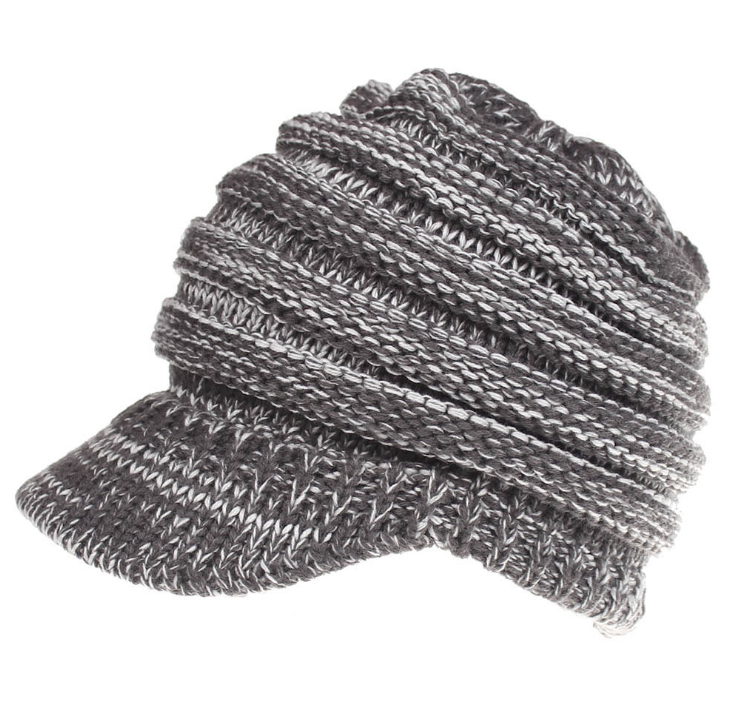 Women Ponytail Beanies Autumn Winter Hats Female Soft Knitting Caps Warm Ladies Skullies Image