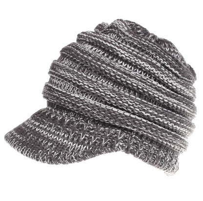 Women Ponytail Beanies Autumn Winter Hats Female Soft Knitting Caps Warm Ladies Skullies