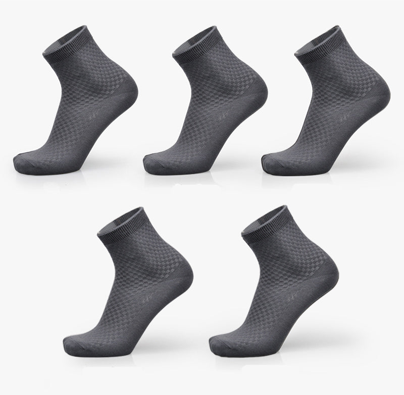 Socks men's new bamboo fiber men's socks Image