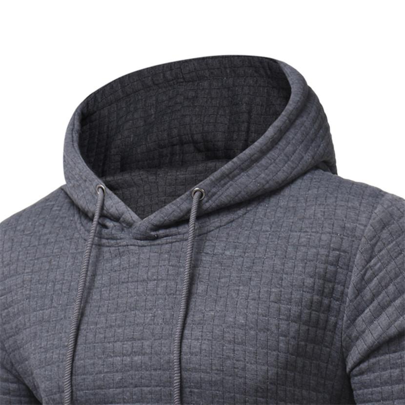 Men Sweatshirt Hoodie With Arm Zipper Long Sleeve Slim Tops Image