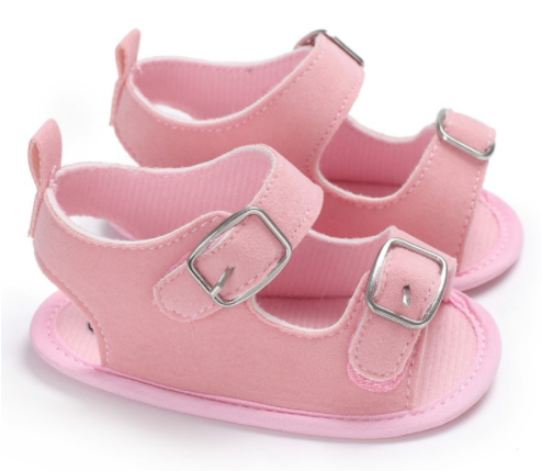 6-12 months handmade light baby sandals 0-1 soft bottom summer BB cloth baby toddler shoes Image