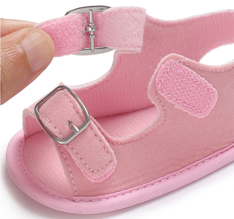 6-12 months handmade light baby sandals 0-1 soft bottom summer BB cloth baby toddler shoes Image