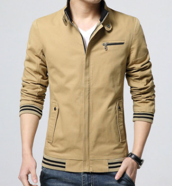 Brand New Spring Autumn Men Casual Jacket Coat Men's Fashion Washed Pure Cotton Brand-Clothing Jackets Male Coats Image