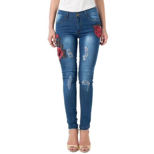 Ripped Jeans For Women 2021 Women Jeans Pencil Pants Denim Jeans Image