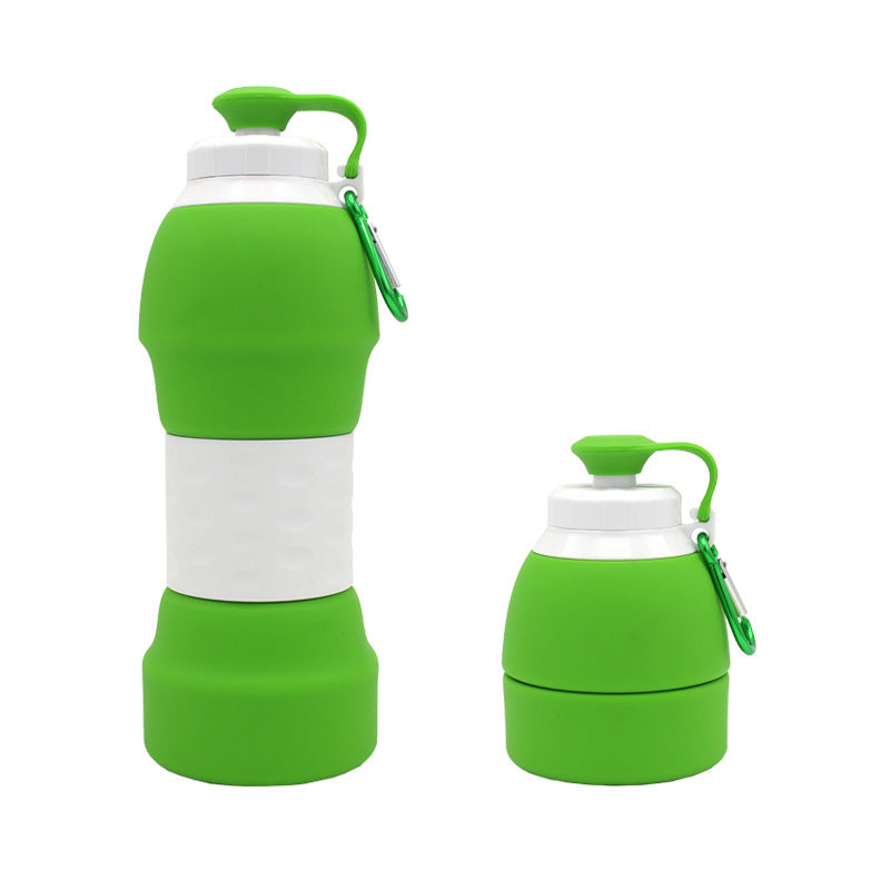 Silicone folding water bottle Image