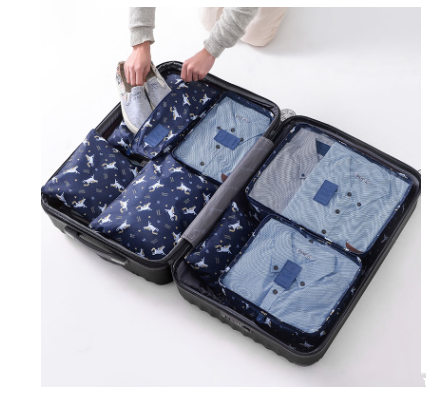 Durable Waterproof Nylon Packing Cube Travel Organizer Bag Image