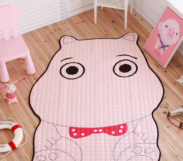 Toys Baby Play Mat Kids Carpet White Tiger Plush Rugs For Liveing Room Decoration Floor Mats Developing Mat For Children Image