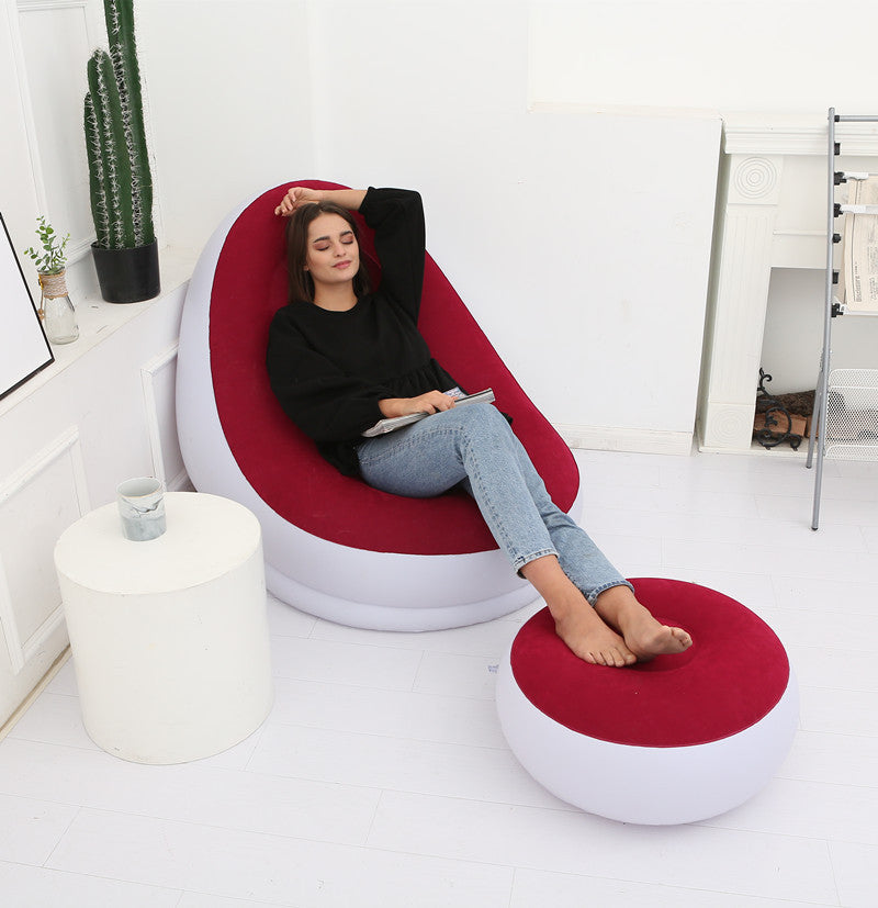 Lazy Bean Bag with Inflatable Folding Sofa Image