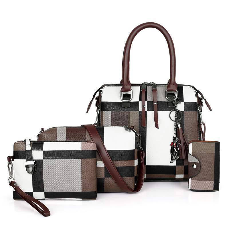 New Luxury Handbags Plaid Women Bags Designer Image