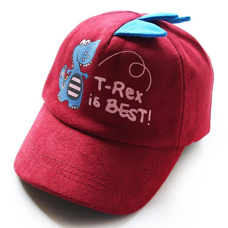 ''T-REX IS BEST'' DINOSAUR KIDS HATS Image