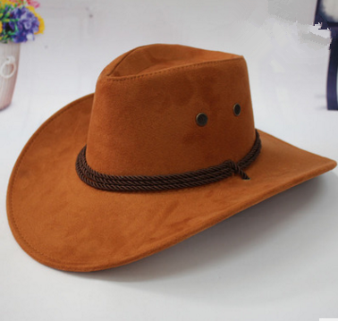 Summer men's sun hat, western cowboy hat, riding hat, camping, outdoor hat, hat, hat. Image