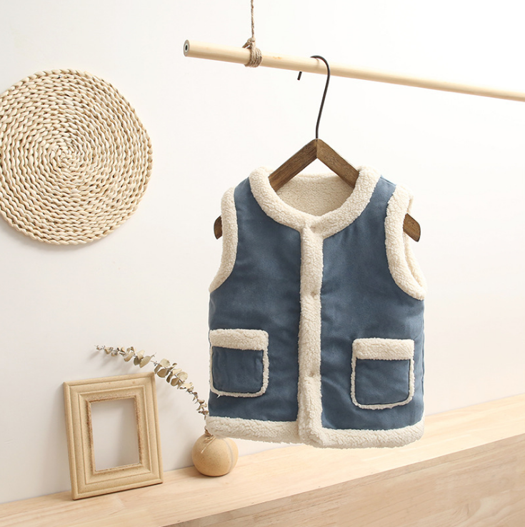 Children's down cotton vest Image