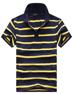 Stripe Men Polo Shirt Image