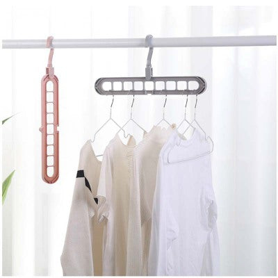 9-hole Clothes Hanger Organizer Space Saving Hanger Image