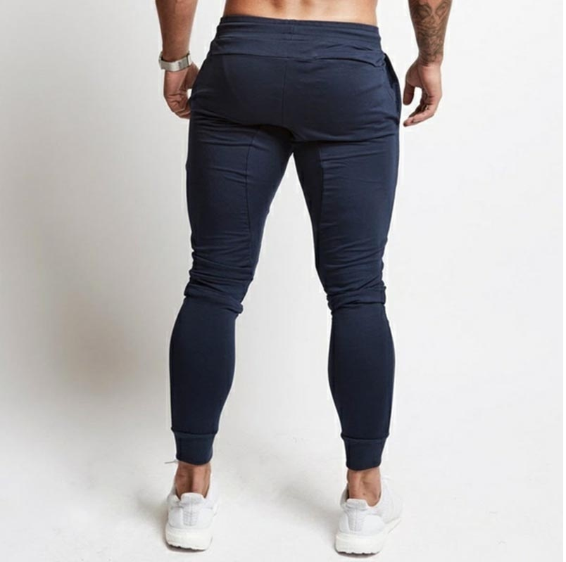 Spring and autumn men's fashion casual slim sports pants men's printed trousers Image