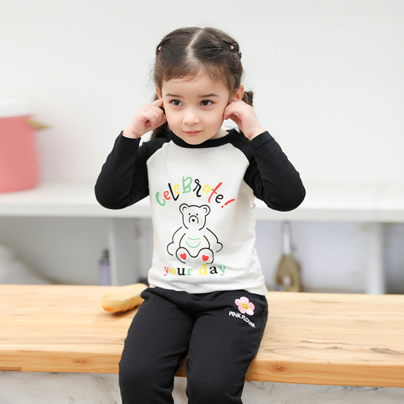 Spring Girls' T-Shirt Long Sleeve T-Shirt Baby Clothes Image