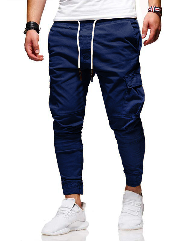 Men Autumn Thin Cotton Casual Pants Image