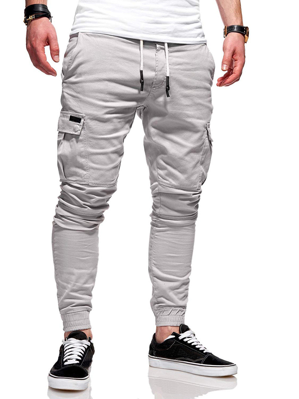 Men Autumn Thin Cotton Casual Pants Image