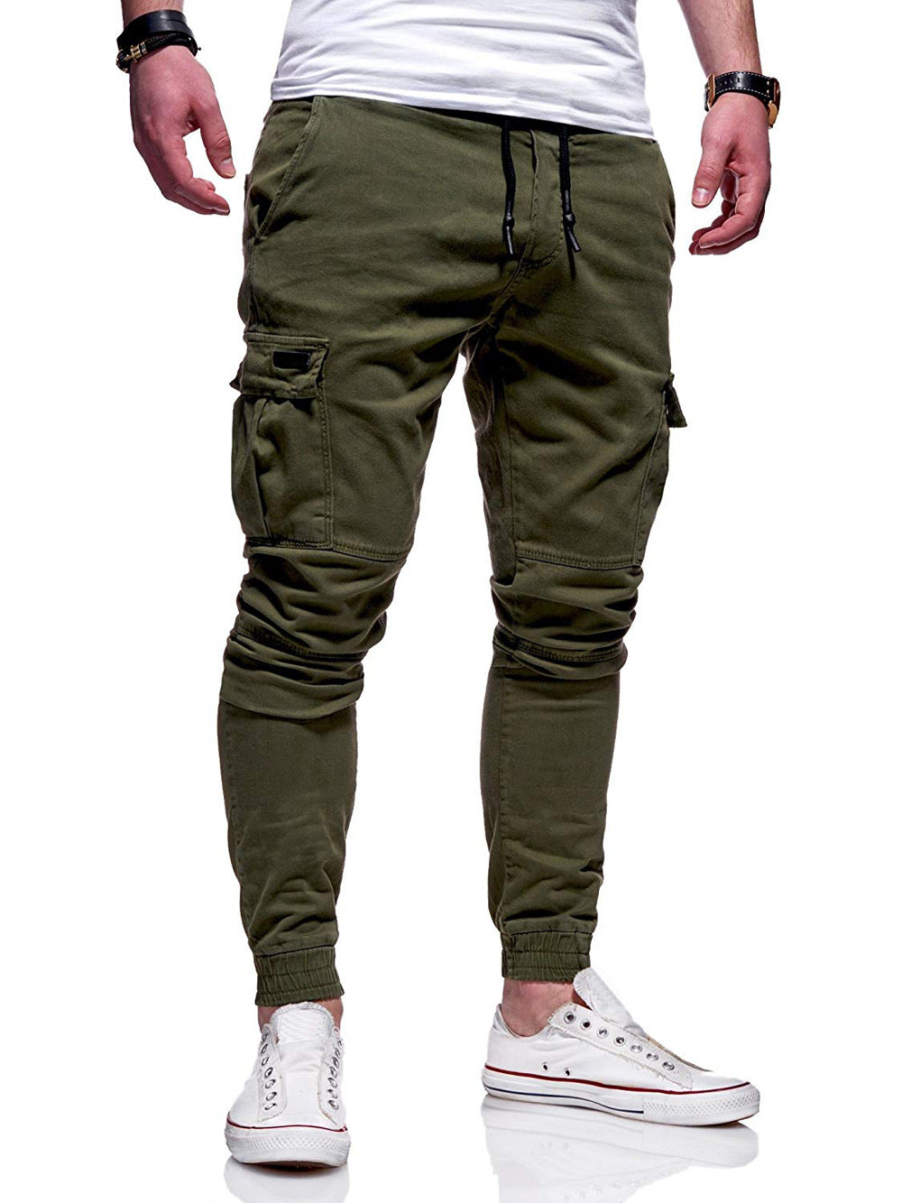 Men Autumn Thin Cotton Casual Pants Image