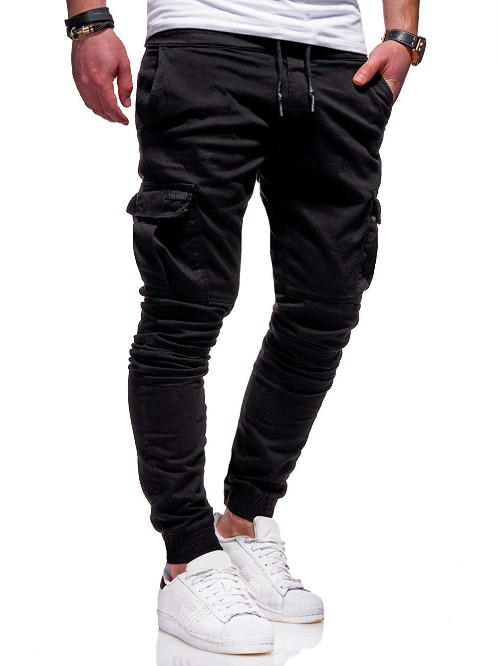 Men Autumn Thin Cotton Casual Pants Image