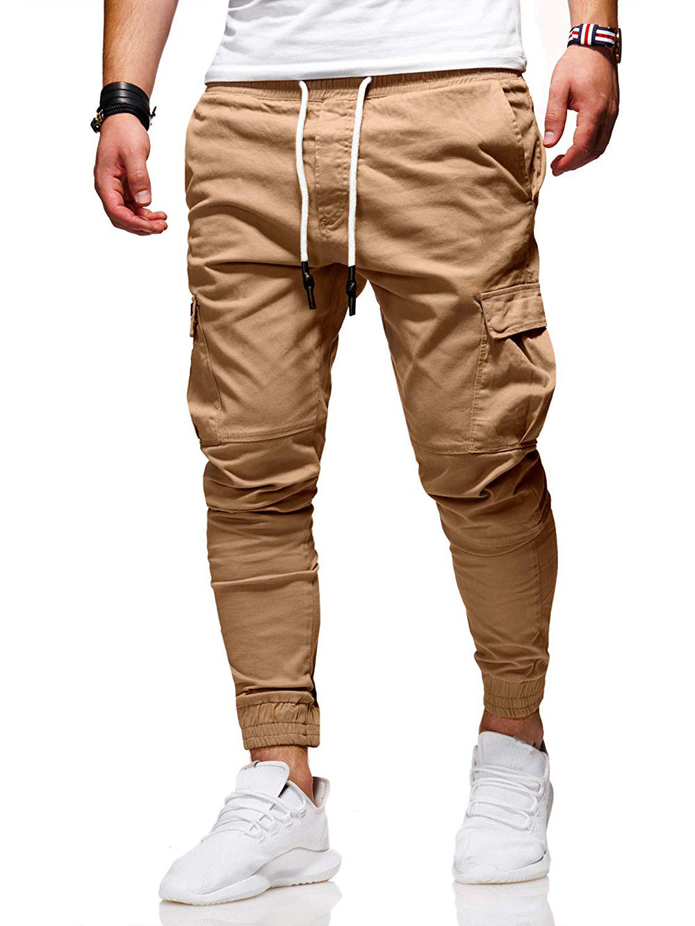 Men Autumn Thin Cotton Casual Pants Image