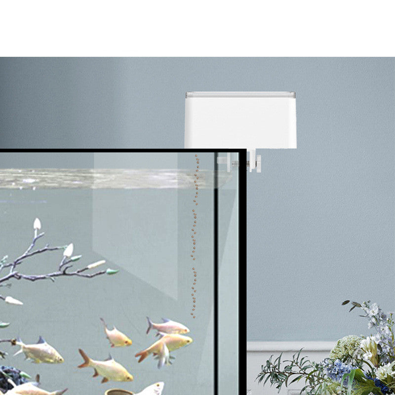 Pet Feeding Fish Food Dispenser Digital Automatic Fish Feeder LED Aquarium Digital Fish Tank Image