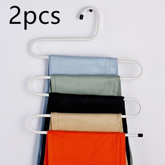 Magic non-slip s-type home pants rack Image