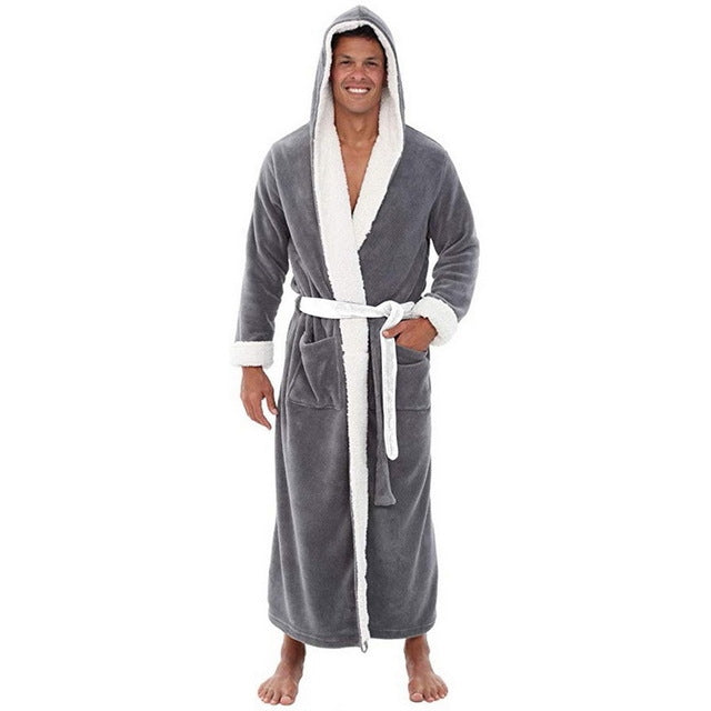 Men's Pajamas Winter Solid Color Home Wear Image