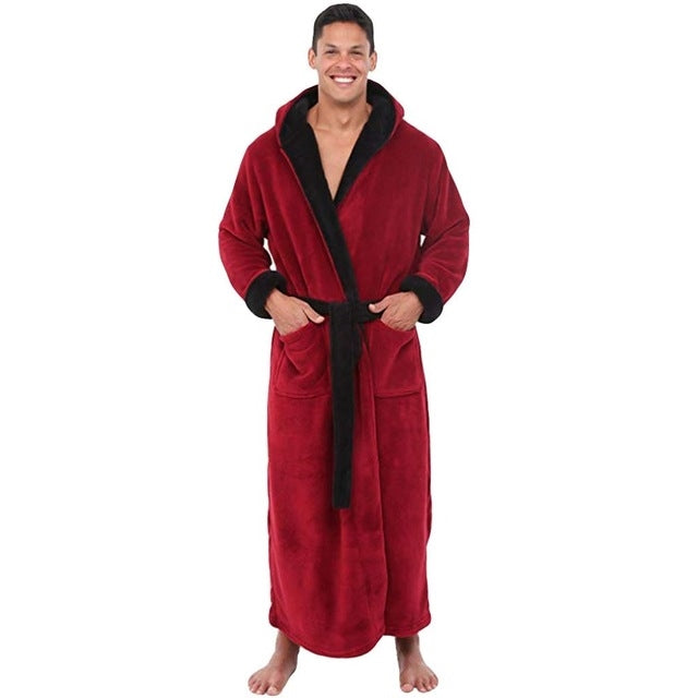 Men's Pajamas Winter Solid Color Home Wear Image