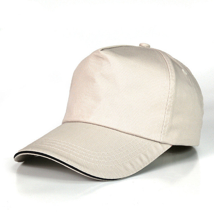 Baseball Cap Custom 5-piece Cotton Advertising Cap Logo Embroidery Work Cap Image