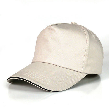 Baseball Cap Custom 5-piece Cotton Advertising Cap Logo Embroidery Work Cap