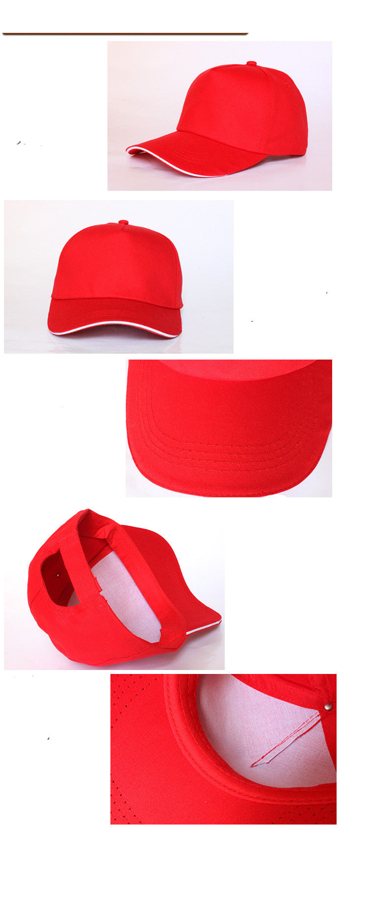 Baseball Cap Custom 5-piece Cotton Advertising Cap Logo Embroidery Work Cap Image