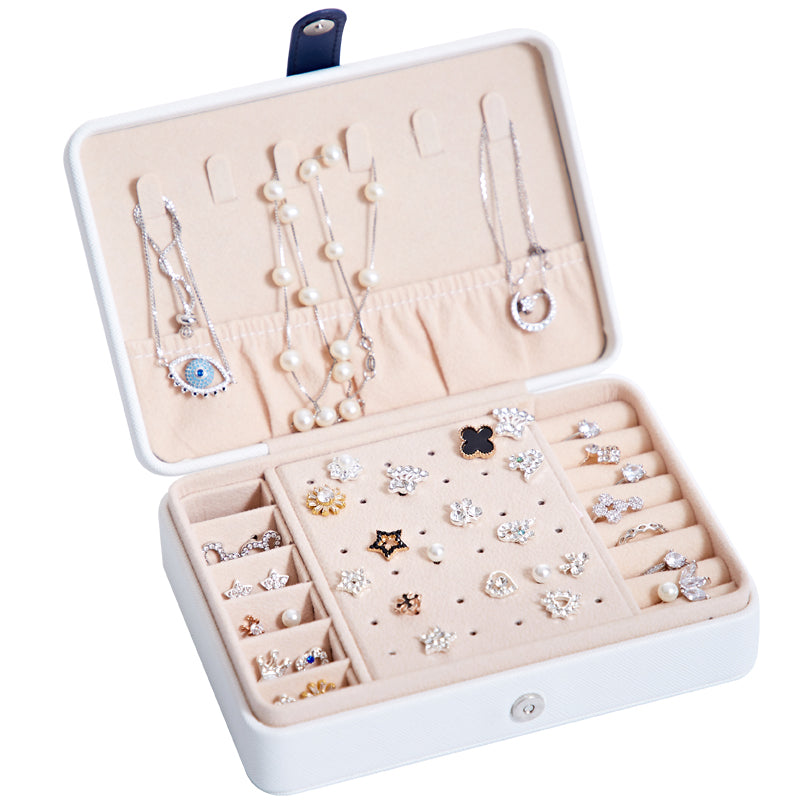 Multifunctional Jewelry Storage Box For Earrings, Earrings, Rings Image