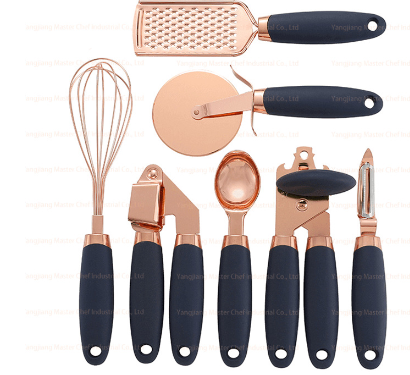 Kitchen Household Peeler Gadget Copper Plating Set Image