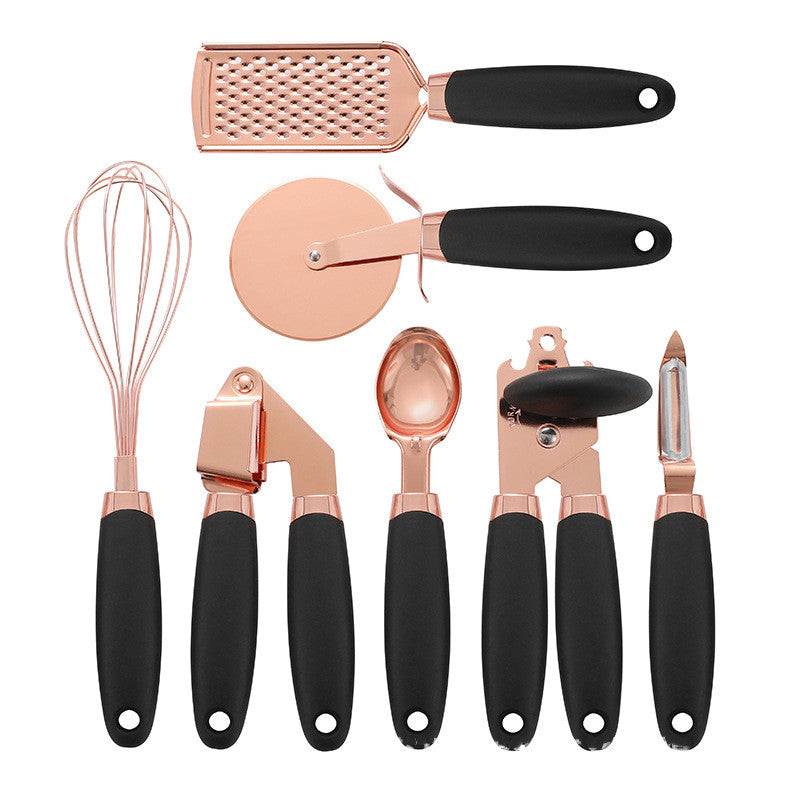 Kitchen Household Peeler Gadget Copper Plating Set Image