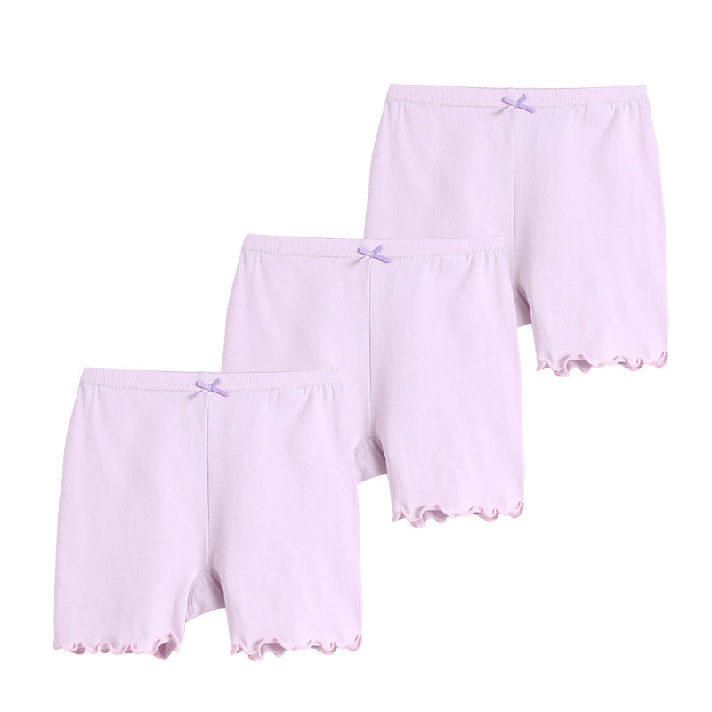 Girls' Safety Pants Anti-empty Three-point Leggings Image