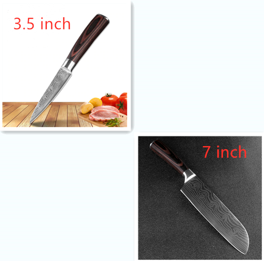 Carpenter's Special Set 6-piece Set 8-piece Set Knife Chef Knife Kitchen Knife Cooking Image