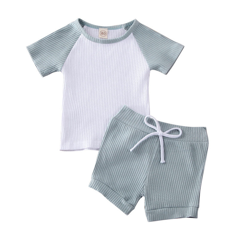 Shirt Shorts 2pcs For Baby Clothes Boy Kids Boys Clothing Image