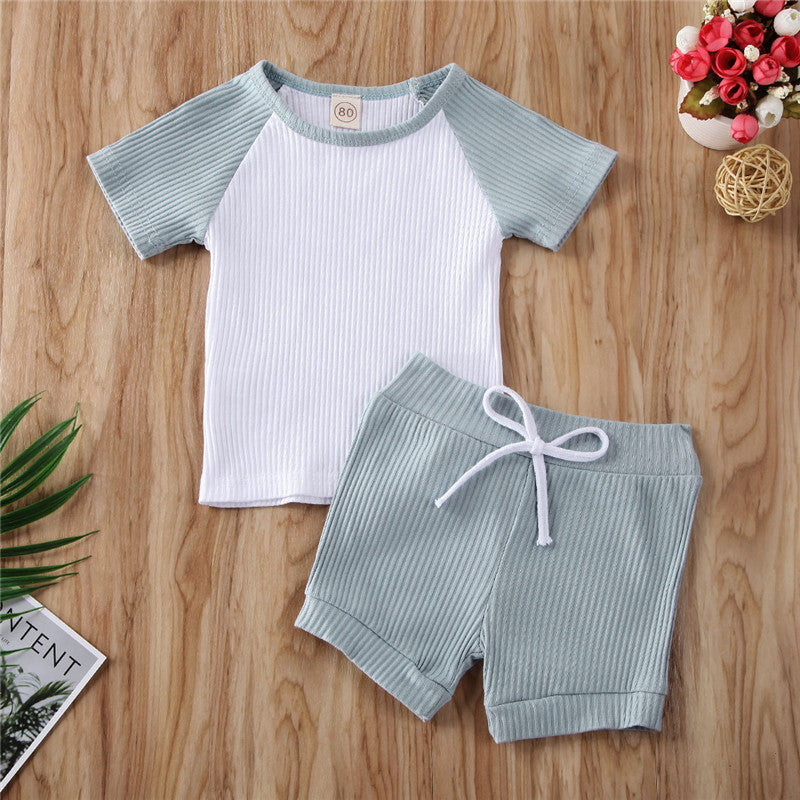 Shirt Shorts 2pcs For Baby Clothes Boy Kids Boys Clothing Image