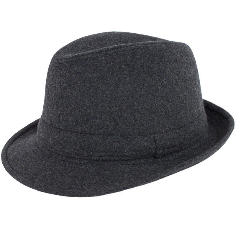 Autumn And Winter Men's Top Hat Woolen Hats, Autumn And Winter Warm Hats, Windproof Hats, Winter Hats For The Elderly In Winter Image