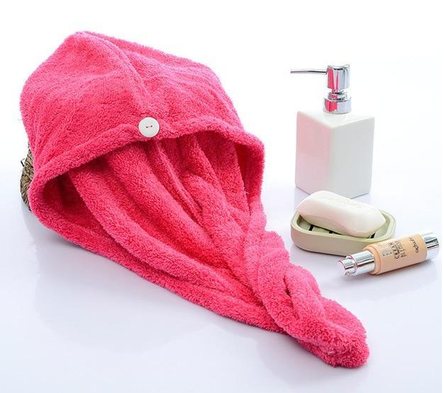 Women's Hair Dryer Cap, Absorbent Dry Hair Towel Image