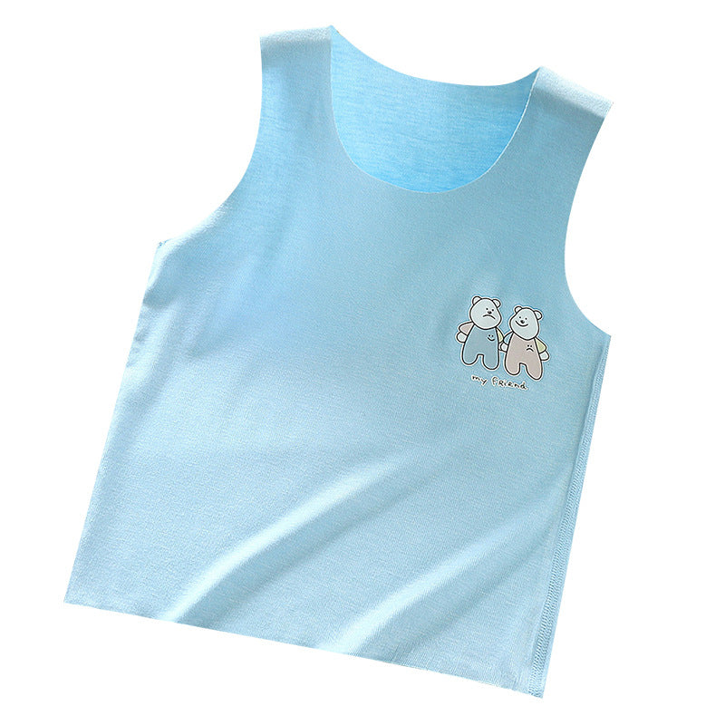 Modal Children's Vest Boneless Camisole Bottoming Shirt Image