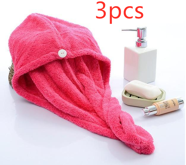 Women's Hair Dryer Cap, Absorbent Dry Hair Towel Image