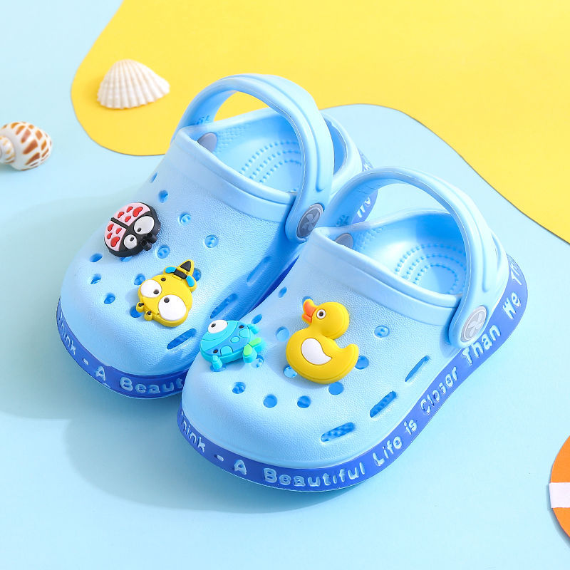 Kids Slippers for Boys Girls Cartoon Shoes Summer Toddler Image